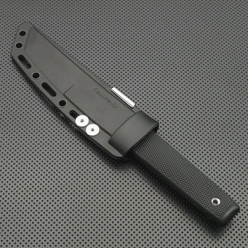 DuoClang холодный нож с фиксированным лезвием Kydex ножны 440 стальное лезвие охотничьи