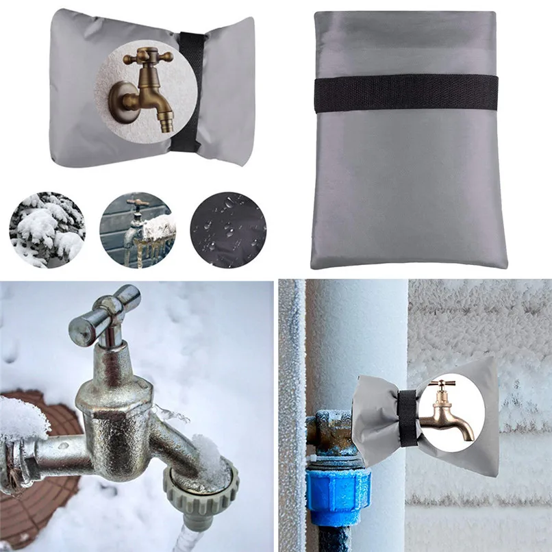 

1 Pcs Outdoor Faucet Covers Faucet Freeze Protection Faucet Socks Winter faucet antifreeze protection dust-proof cover #2f21
