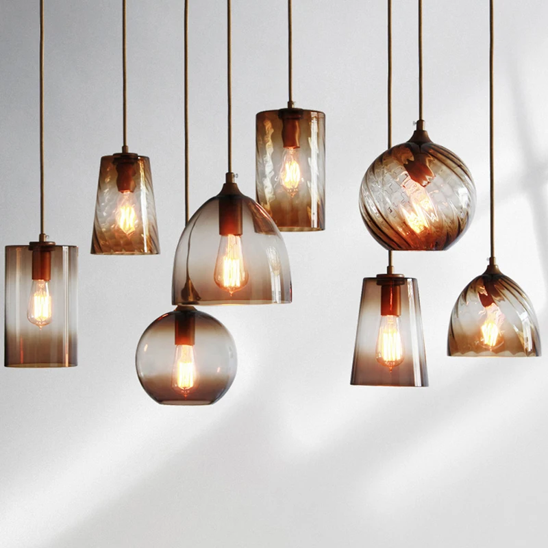 Preise Moderne Anhänger Lampe Multicolor Kunst Suspension Leuchte Nordic Glas Anhänger Licht Spirale Deco Hängen Lampen Indoor LED Beleuchtung