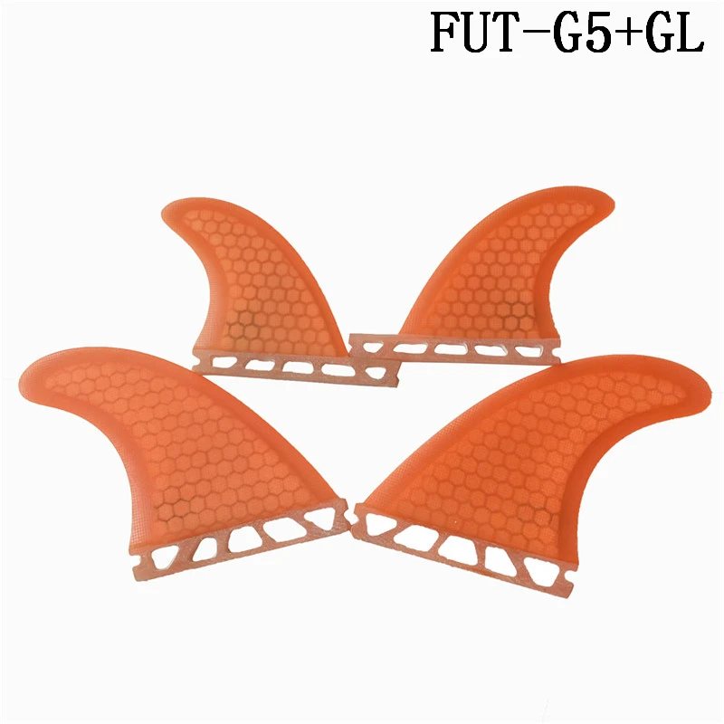 Future G5 + GL доска для серфинга fin quad Набор Стекловолоконный сотовый