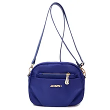 Kvky clásico famoso diseñador de marcas de las mujeres impermeables niñas bolso de hombro ocasional pequeña nylon shopper bolsa de mensajero colgajo
