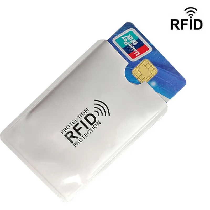 

Uniego 10pcs Anti Rfid Wallet Blocking Reader Lock Bank Card Holder Id Card Protection Metal Credit Card Holder Aluminium HB237c