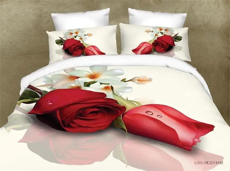 BEST. WENSD 13 роскошные свадебные decorativ 3d жаккардового переплетения лошадь король постельные принадлежности одеяло обложка + простыня