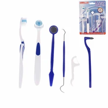 8 шт./компл. набор по уходу за зубами зубная щетка для гигиены полости рта зеркало Палочки инструменты, что обеспечивает глубокое очищение кожи уход за зубами для чистки языка Зубная щётка