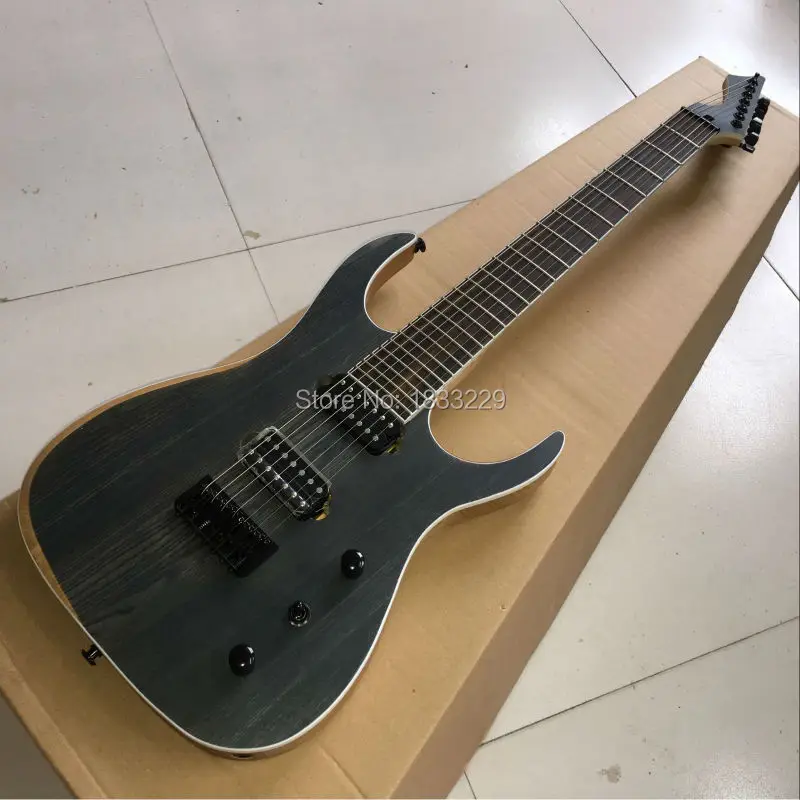 

Vicers High quality best price 7 strings Natural color Blackmachine B2 B6 B8 with burls on top Best workmanship Free shipping