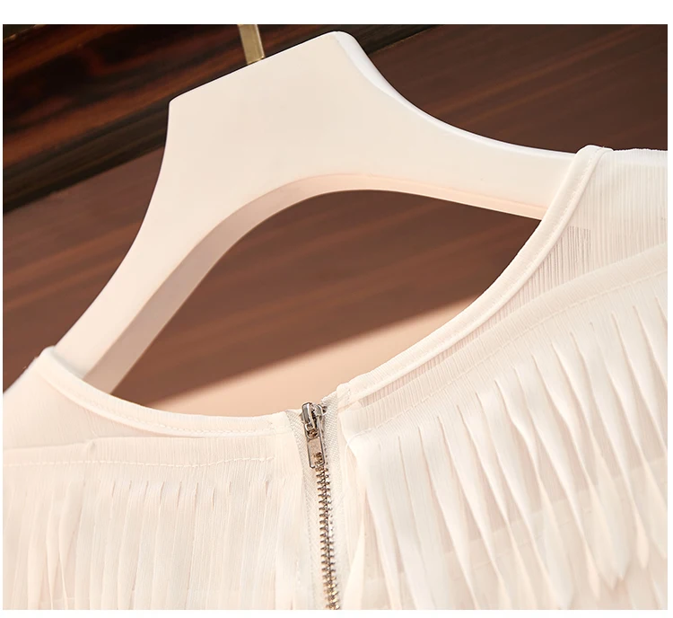 SMTHMA Женская одежда из двух частей, белый жилет без рукавов с кисточками и плиссированные широкие брюки, комплекты летней одежды