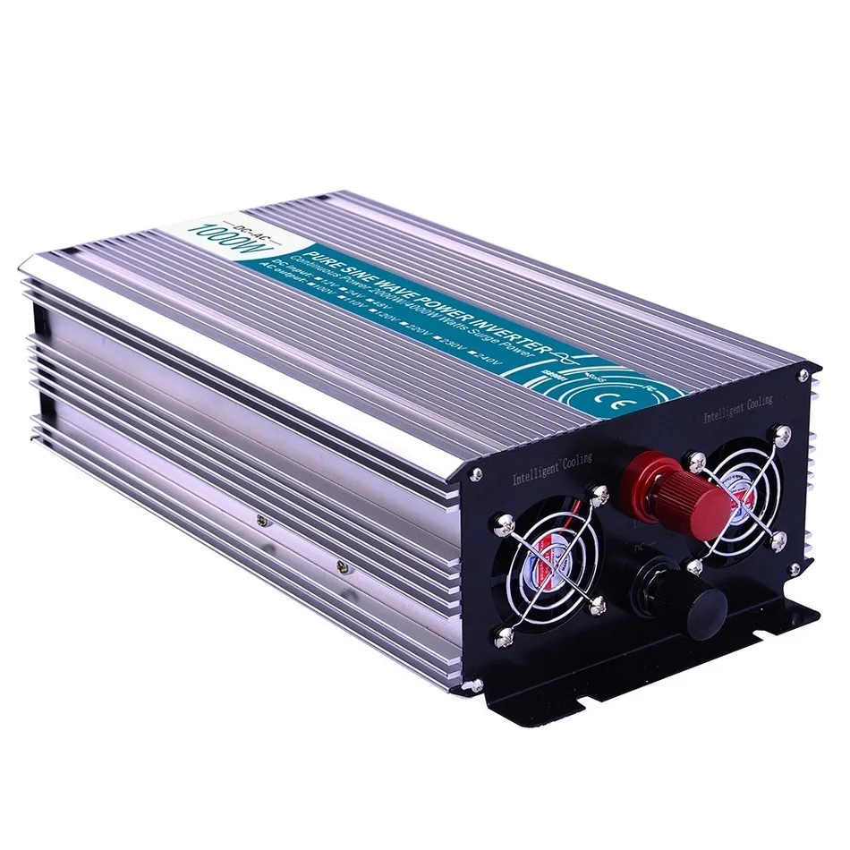 MKP1000-122 автономный немодулированный синусоидальный сигнал 1000 Вт инвертор 12 Вольт 220 вольт votage конвертер, солнечной инвертор СИД Дисплей полная мощность