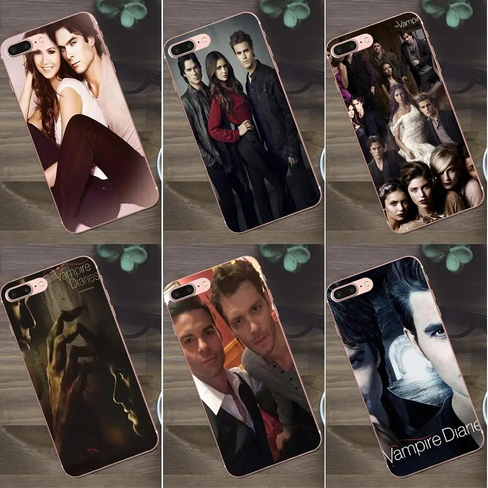 

Bixedx TPU Soft Shell Phone Case Vampire Diaries For Apple iPhone 4 4S 5 5C SE 6 6S 7 8 Plus X Galaxy A3 A5 J1 J2 J3 J5 J7 2017