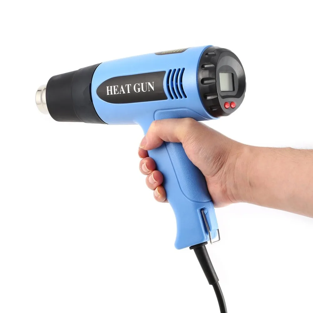 

8861 1800W LCD Display Industrial Electric Hot Air Gun Thermoregulator Heat Guns Shrink Wrapping Thermal power tool