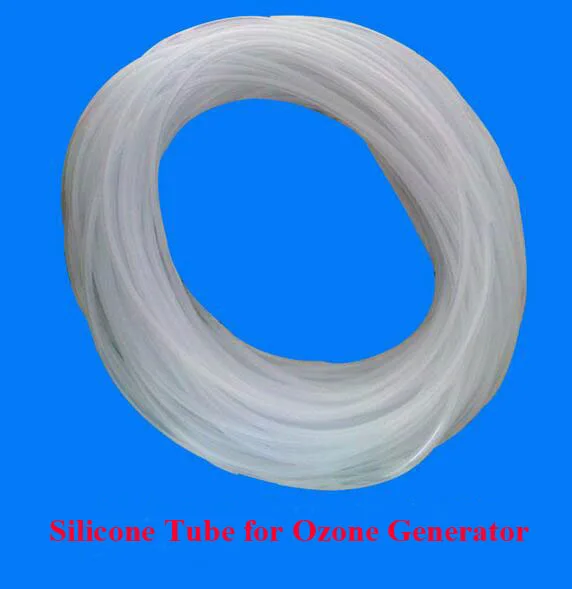 

Free shipping Translucent Silicone Tube for Ozone Generator Hose Heat Resisting, Antioxidant for Ozone Generator, Fish Tank 10m
