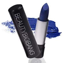 BeautyBigBang Макияж матовая губная помада синий цвет губ косметический пигмент 12 цветов стойкая матовая металлическая помада