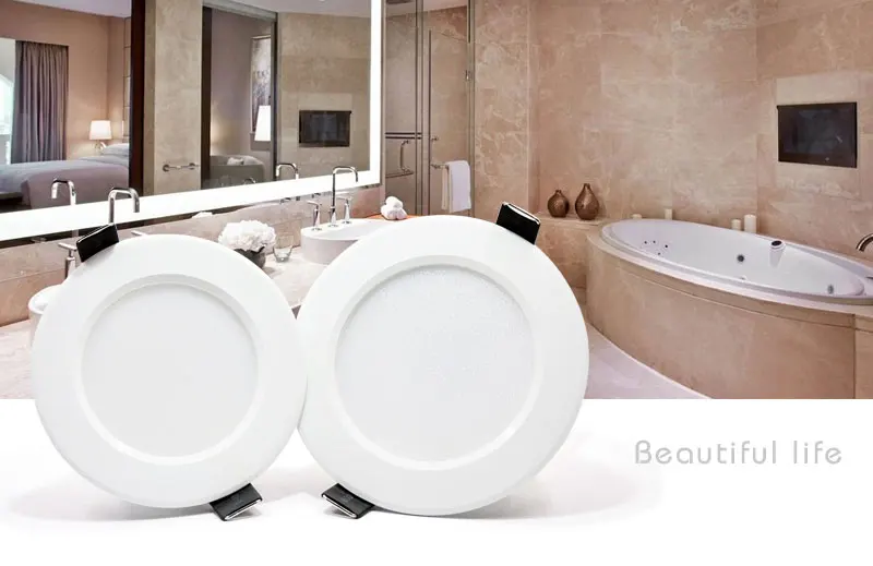 Dimmable Waterproof LED Downlight AC220V 230V 5W 7W 9W 12W 15W 18W 24W LED indoor Lamp Recessed LED Spot Light For Bathroom
