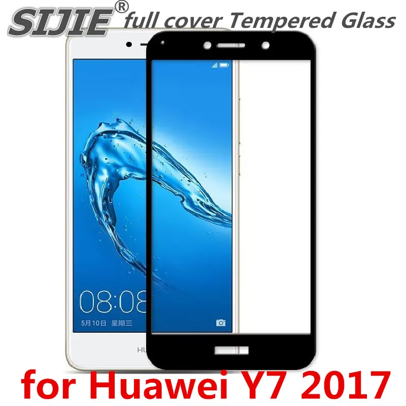 Полное покрытие из закаленного стекла для Huawei Y7 prime enjoy 7 plus 7PLUS 2017 5 дюймов Защитные