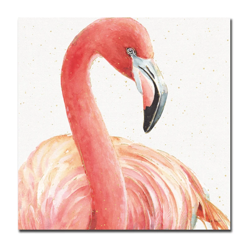 Drop Ship Canvas Flamingo Painting Wall Art Prints Poster Living room decor decorative canvas painting art no frame