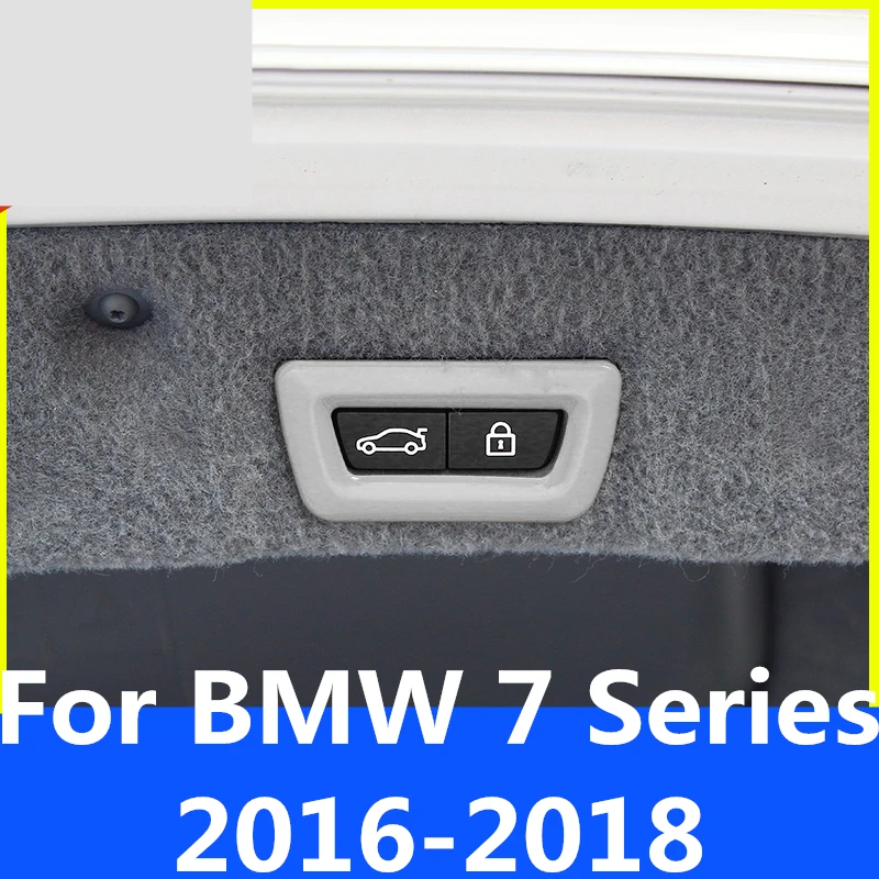 Trunk door Electric tailgate button knob switch decorative frame