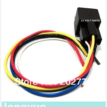 2 шт. 5 способ 12 В/12 Вольт 30/40A SPDT реле w/разъем жгута проводов 15 см провода