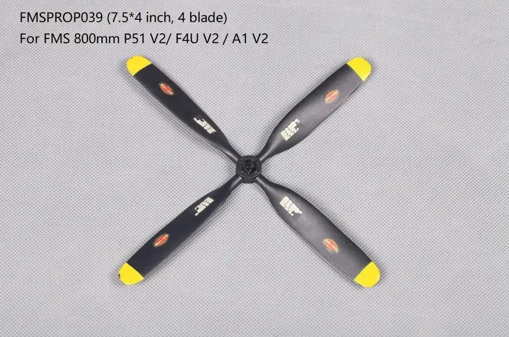 FMS 800 мм Мини P51 F4U T28 Zero BF109 FW190 V2 части Кок воздушного винта капот шасси двигатель ESC сервопривод RC Самолет Модель - Цвет: Porpeller-FMSPROP039