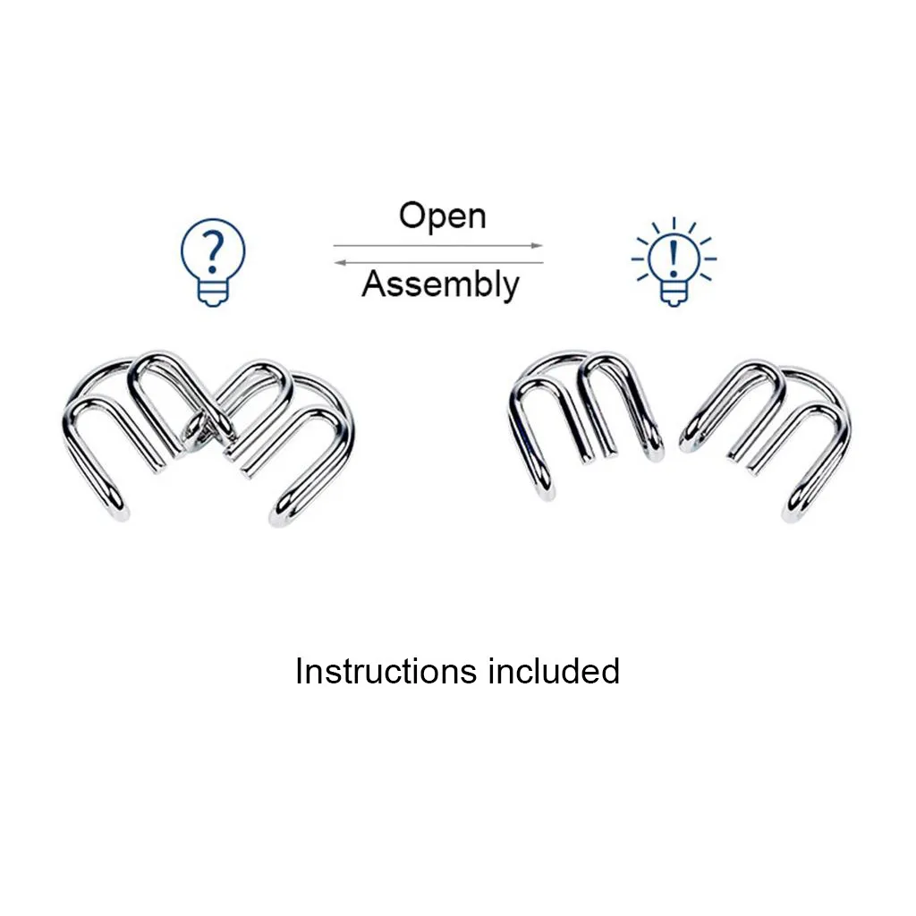 Металлическая головоломка разблокировка девять цепей серии Untie Ring Intelligent Пряжка восемь комплектов забавная игра в голову вызов игрушки развивающие игрушки