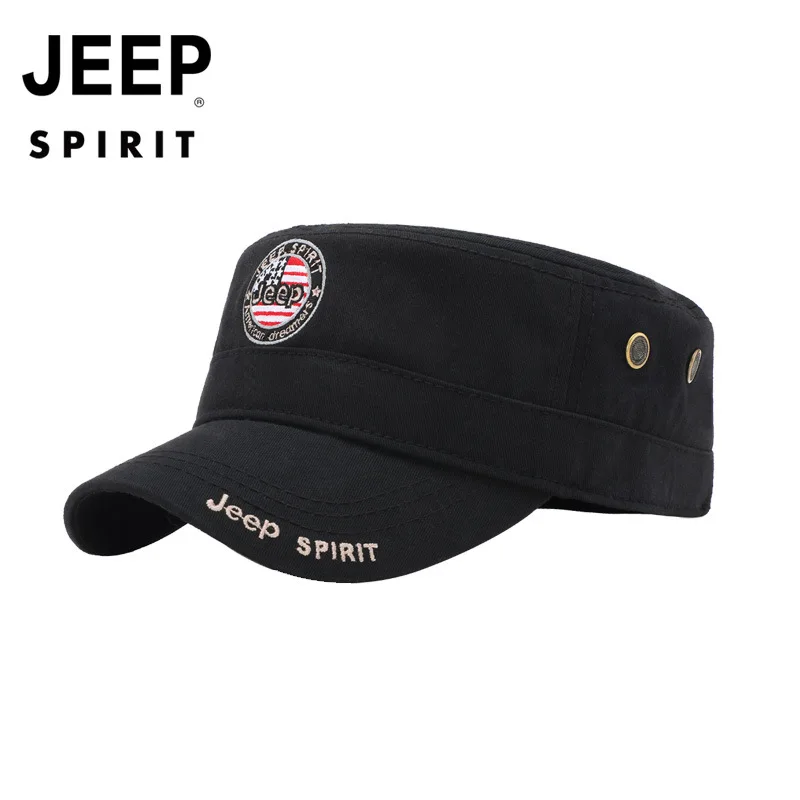 

Original JEEP SPIRIT Baseball Cap Men Snapback Hip Hop Hat Unisex Caps Letter Pure Cotton Streetwear Adjustable Outdoor Cap