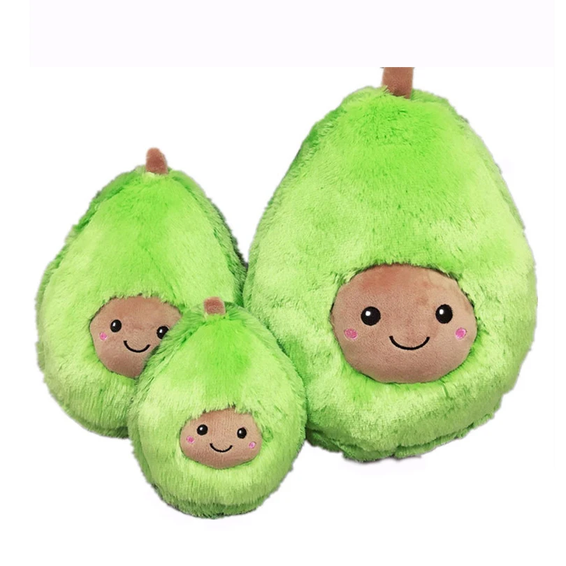 

1 piece Cute Avocado Fruits Plush Toys Stuffed Doll Cushion Pillow Plant For Kids Children Christmas Gift Girl Baby Dropshipping