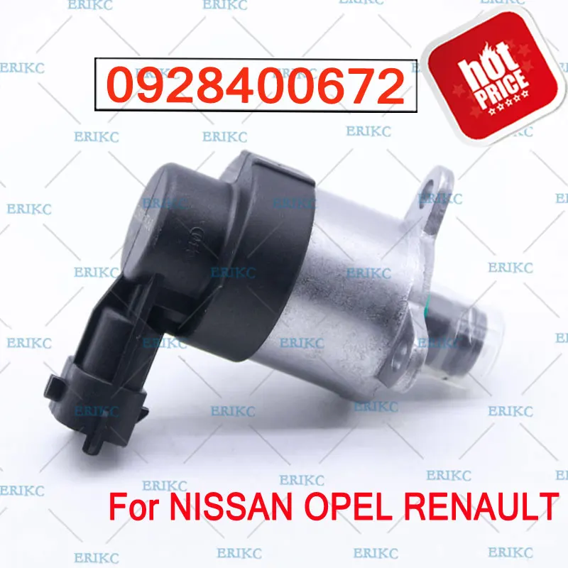 

ERIKC 0928400672 Diesel Oil Solenoid Valve 0 928 400 672 Fuel Pump Metering Unit Measuring Control Valve For NISSAN OPEL RENAULT