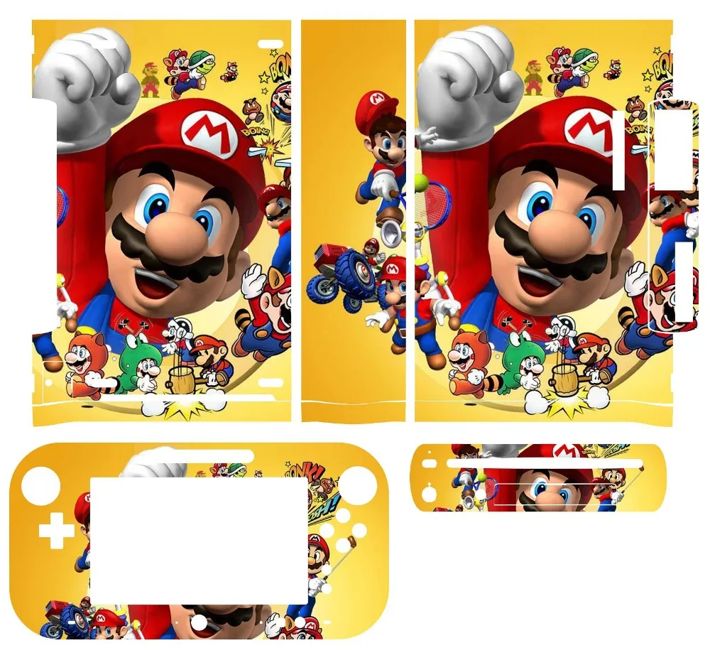 

218 Vinyl Skin Sticker Protector for Nintendo Wii U and controller skins Stickers