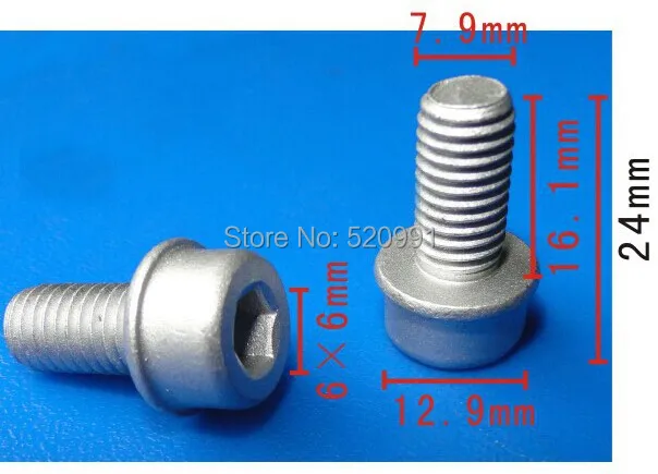 100 шт./лот автомобильные гайки болты для audi|bolt strength|nut bolt sizenuts sports |
