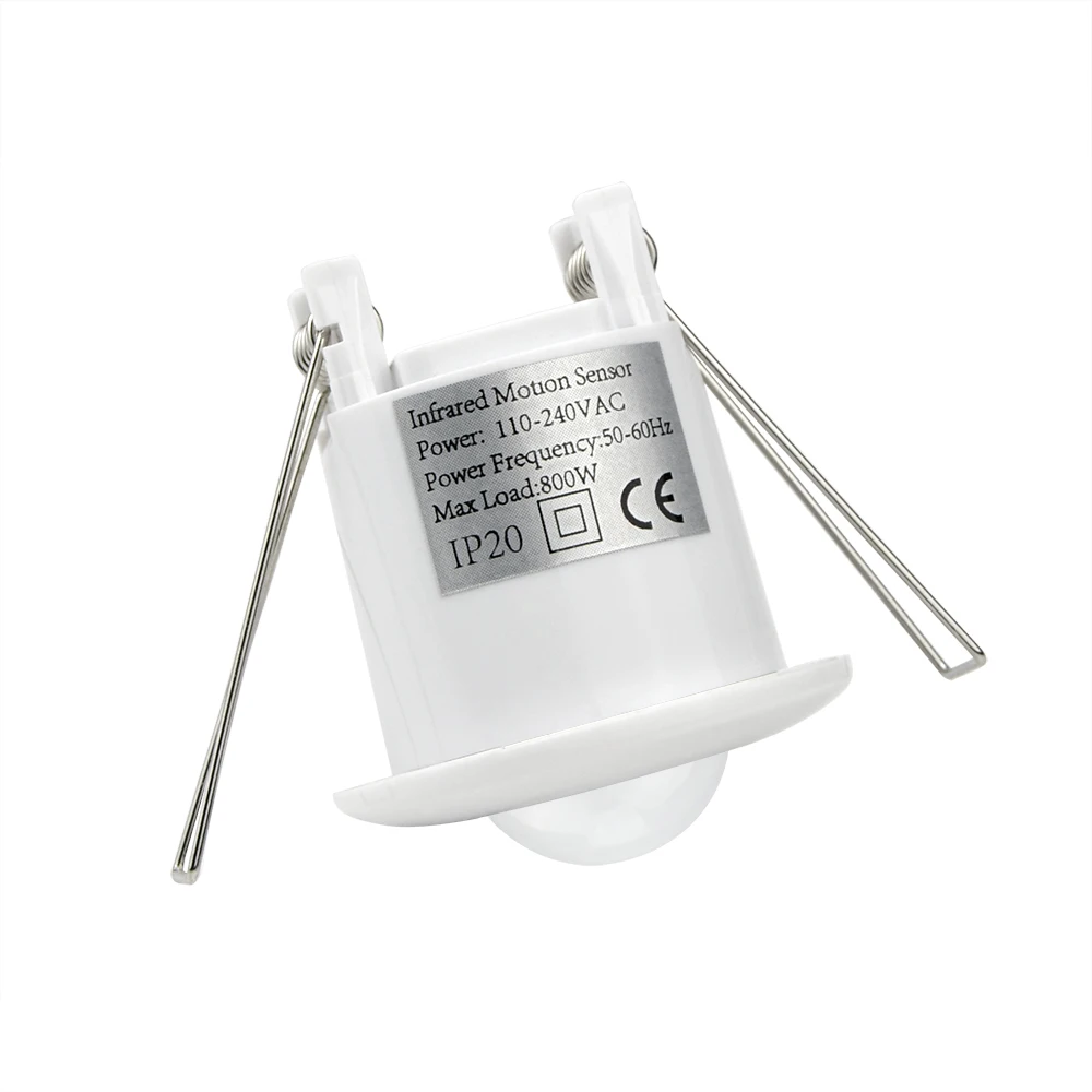 

AC110-240V PIR Sensor Switch 360 Degree Motion Detection Ceiling Recessed Infrared Induction Switch Fit For LED Light Bulbs Lamp