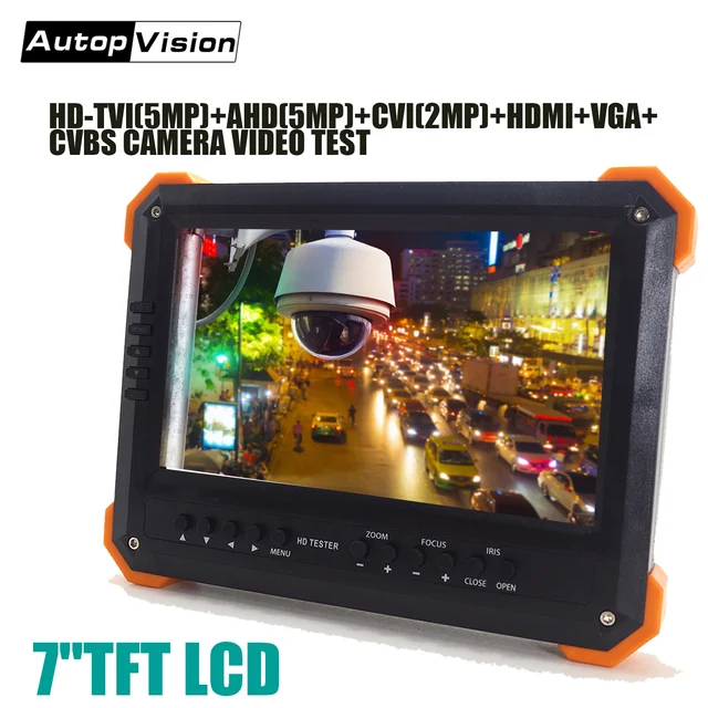 X41TAC NEW update Portable CCTV Security Camera Monitor TVI AHD HDMI