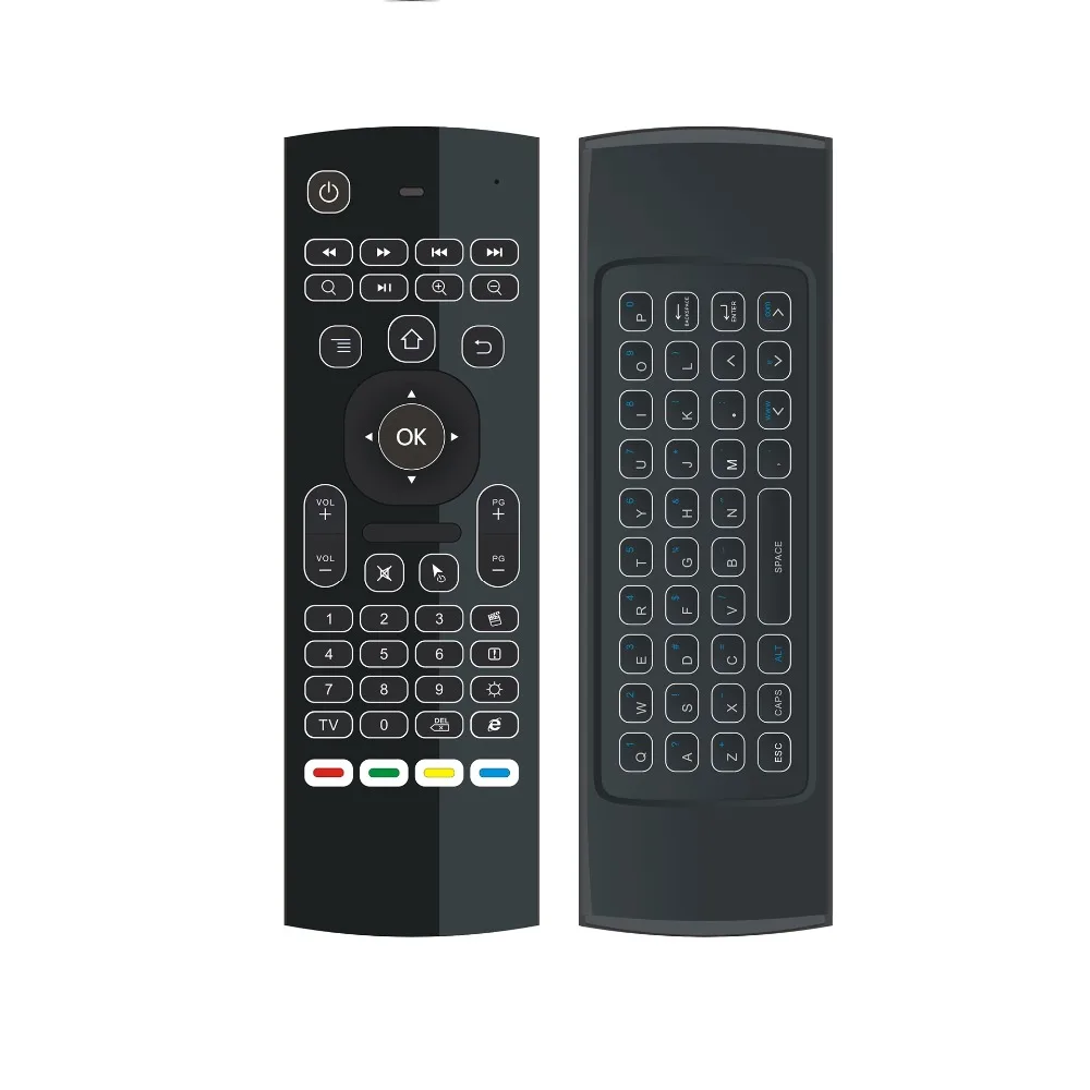 

ACEPC MX3 2.4G Air Mouse Voice Smart Remote Control Backlit Wireless Keyboard IR Learning function