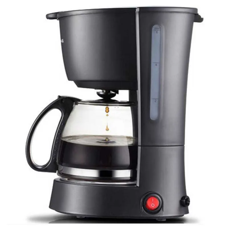 Electric Coffee Maker machine household fully automatic drip coffee maker 600ml tea coffee pot ...