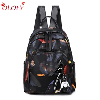 

New Fashion Women 2019 Backpacks Small Waterproof Oxford Backpack Female Cute Schoolbags for Girls Bagpack Mochils Mujer