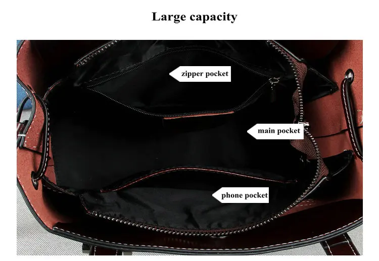 QIAOBAO, модная женская сумка из натуральной кожи с масляным воском, Большая вместительная сумка, большая женская сумка из воловьей кожи, сумки на плечо от известного бренда Bolsas