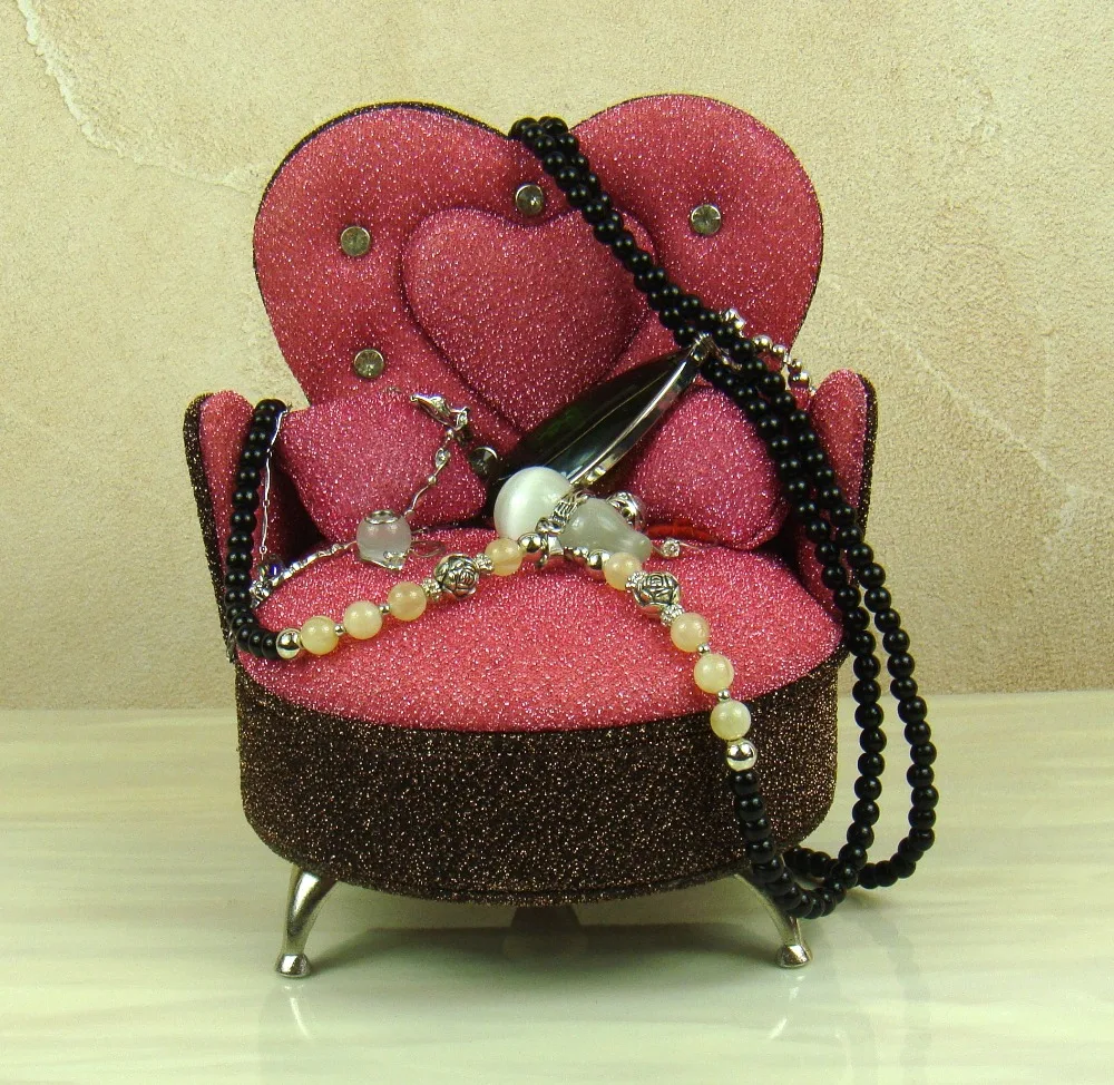 Аксессуары для украшений в виде стула|jewelry container|gift containersfabric bins |