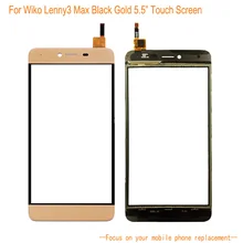 Сенсорный экран для Wiko lenny 3 Max 5,5 ''стекло Dightizer в сборе Замена для Wiko lenny 3 Max Сенсорная панель сенсор черное золото