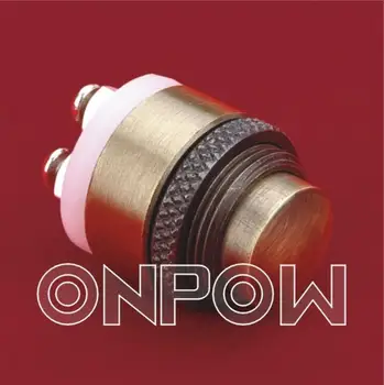 

16mm Metal self-resetting doorbell button High-strength anti-destruction copper waterproof metal switch