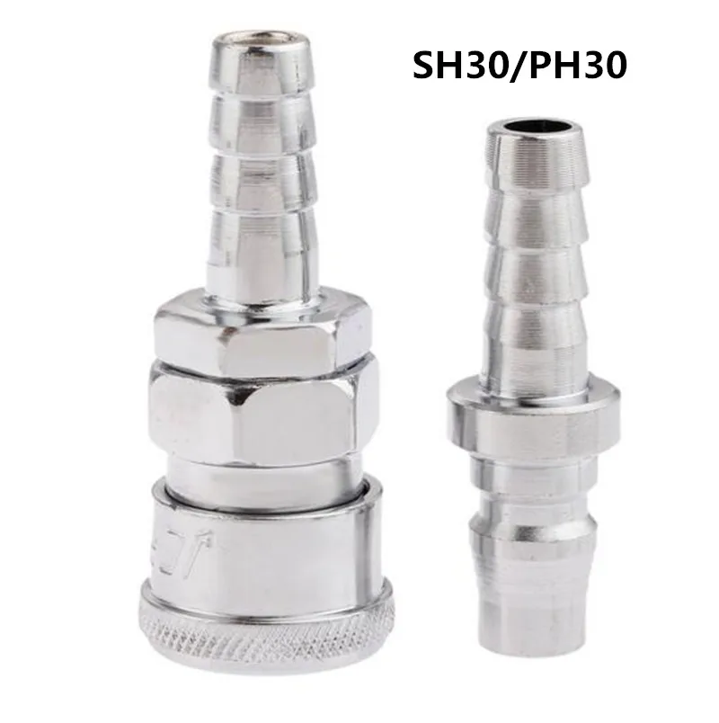 

2Pcs Pneumatic Fittings Air Line Hose Compressor Connector Quick Release Coupler Air Line Fittings for 10mm Hose Pneumatic Parts