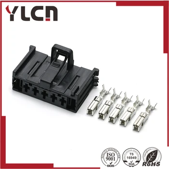 

High quality 5pin auto electric wiring housing plug plastic unsealed female cable black connector