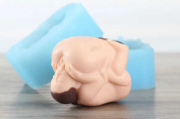 1 шт. 3D чувство любви мальчик и девочка(R1487) Силиконовые мыло ручной работы Mold ремесел DIY Плесень