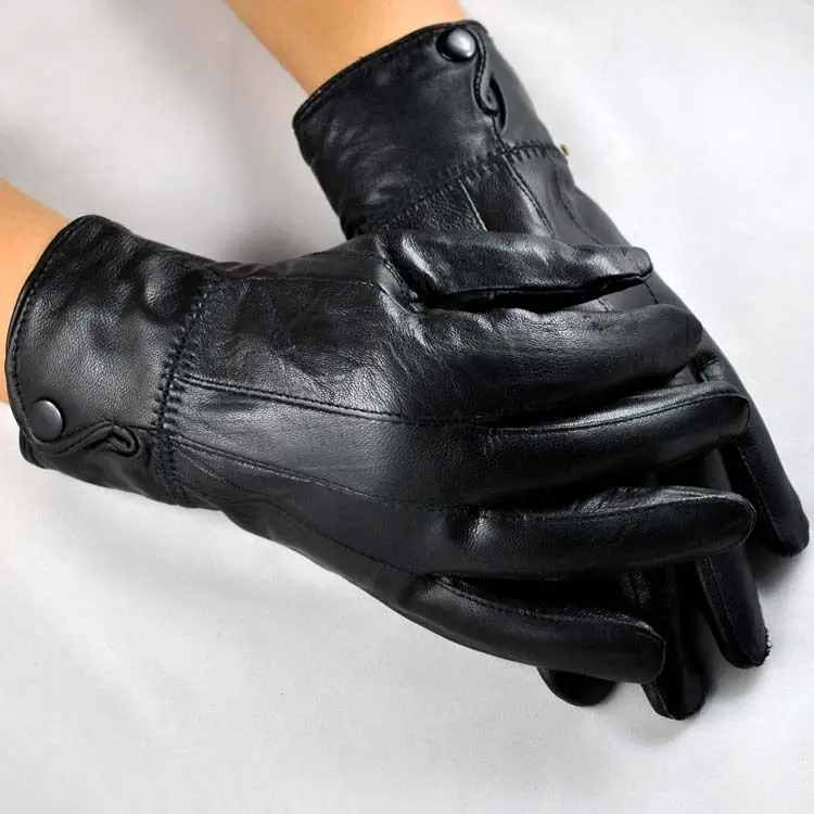 Details about Stylish High Quality Unisex Winter Sheepskin Leather