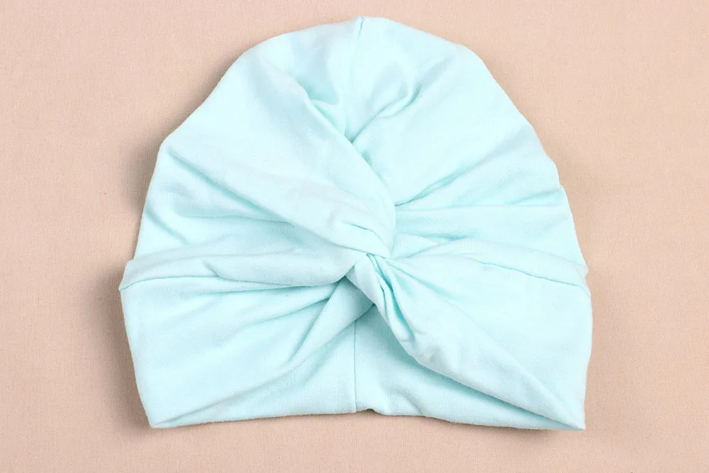 cool baby accessories Cute Cotton Blend Baby Turban Hat Newborn Beanie Caps Kids Girls Headwear Infant Toddler Shower Hat Birthday Gift Photo Props shake baby's hand