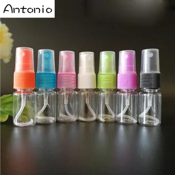 

100pcs 5ml 10ml 20ml 30ml Empty Plastic Spray Bottle Makeup Perfume Atomizer Refillable Bottles Cosmetic Container Bottles S038C