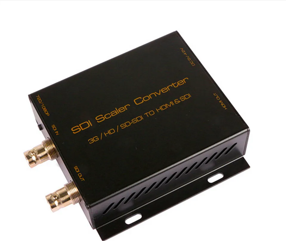 2017 High Quality 1pcs SD/HD/3G-SDI to HDMI Adapter SDI Scaler Converter Support 1080P HD Free shipping