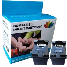 Ch561he cartucho de tinta recheio preto para hp 122 122xl para deskjet 1050 / 2050/2050s/d1010/1510/2540 impressora para hp122