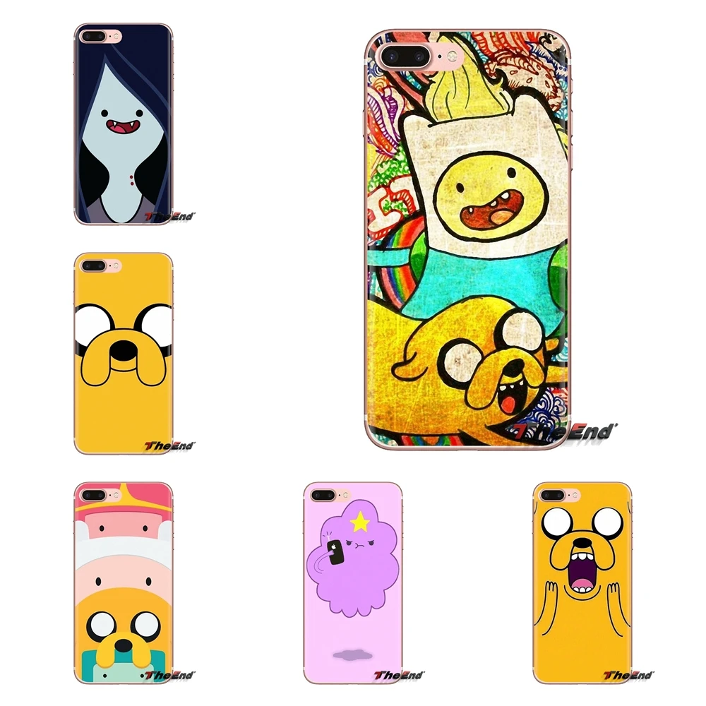 Silicone Phone Case For Samsung Galaxy J1 J2 J3 J4 J5 J6 J7 J8 Plus 2018 Prime 2015 2016 2017 Adventure Time finn fade with jack |