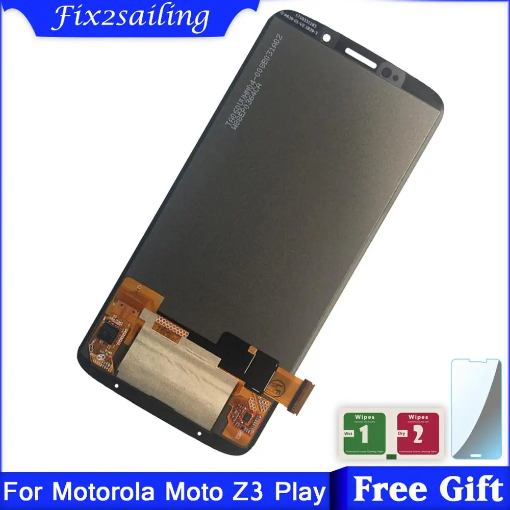 Для Motorola Moto Z3 Play LCD дисплей кодирующий преобразователь сенсорного экрана в сборе