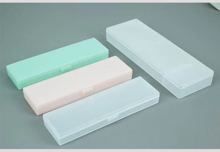 

1pc Low-carbon environmentally friendly fashion fine sanding transparent fountain pen box Case