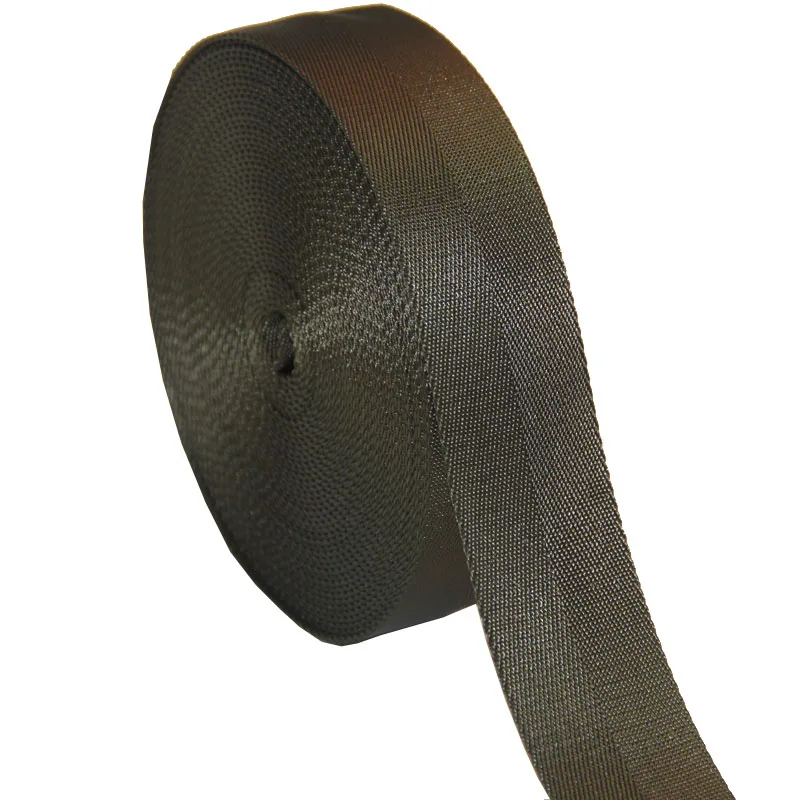 

Lastest Color New Arrival Hot Sale 1.2inch 32mm Army Green 100% Pure Nylon Webbing For Bag Strap Herringbone Belt Webbing