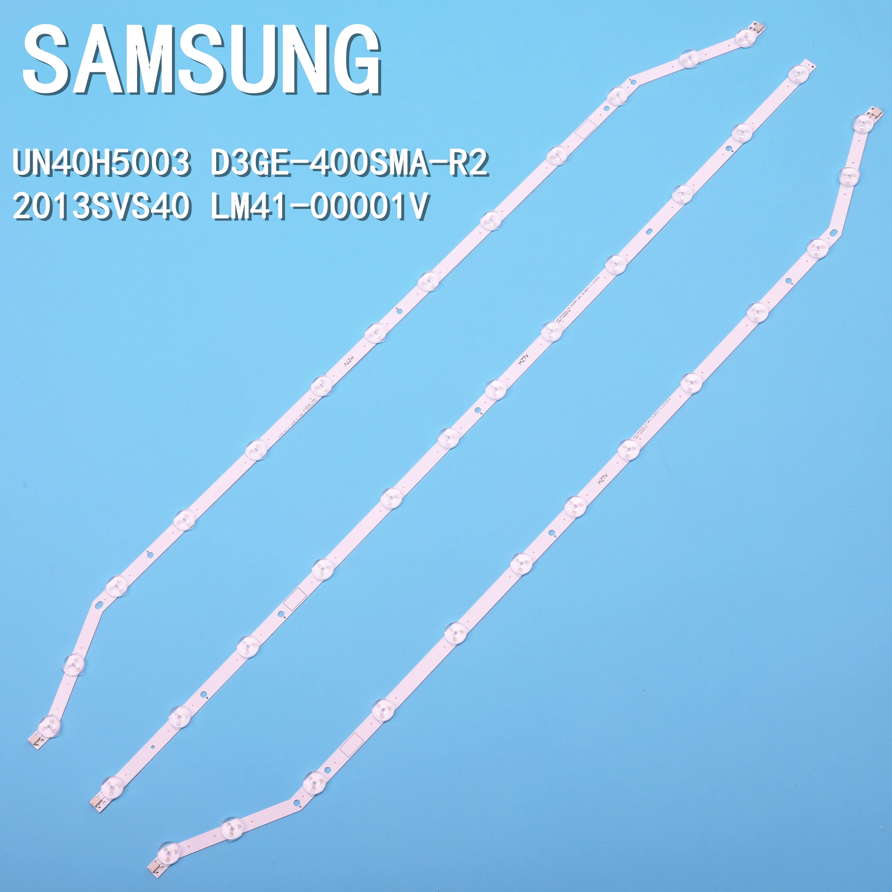 Goede Nieuwe Kit) 3 Pcs 12 13LED 76 Cm Led Strip Voor Samsung Tv UN40H5203AF 2013SVS40 LM41 00001V LM41 00001W D3GE 400SMA R2 D3GE 400SMB R2