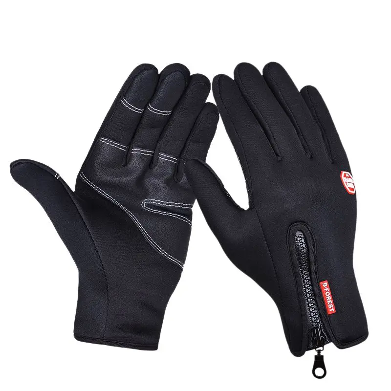Ветрозащитные уличные спортивные перчатки для катания на лыжах с сенсорным экраном перчатки для велоспорта перчатки для альпинизма Военные перчатки для гонок на мотоциклах - Цвет: B